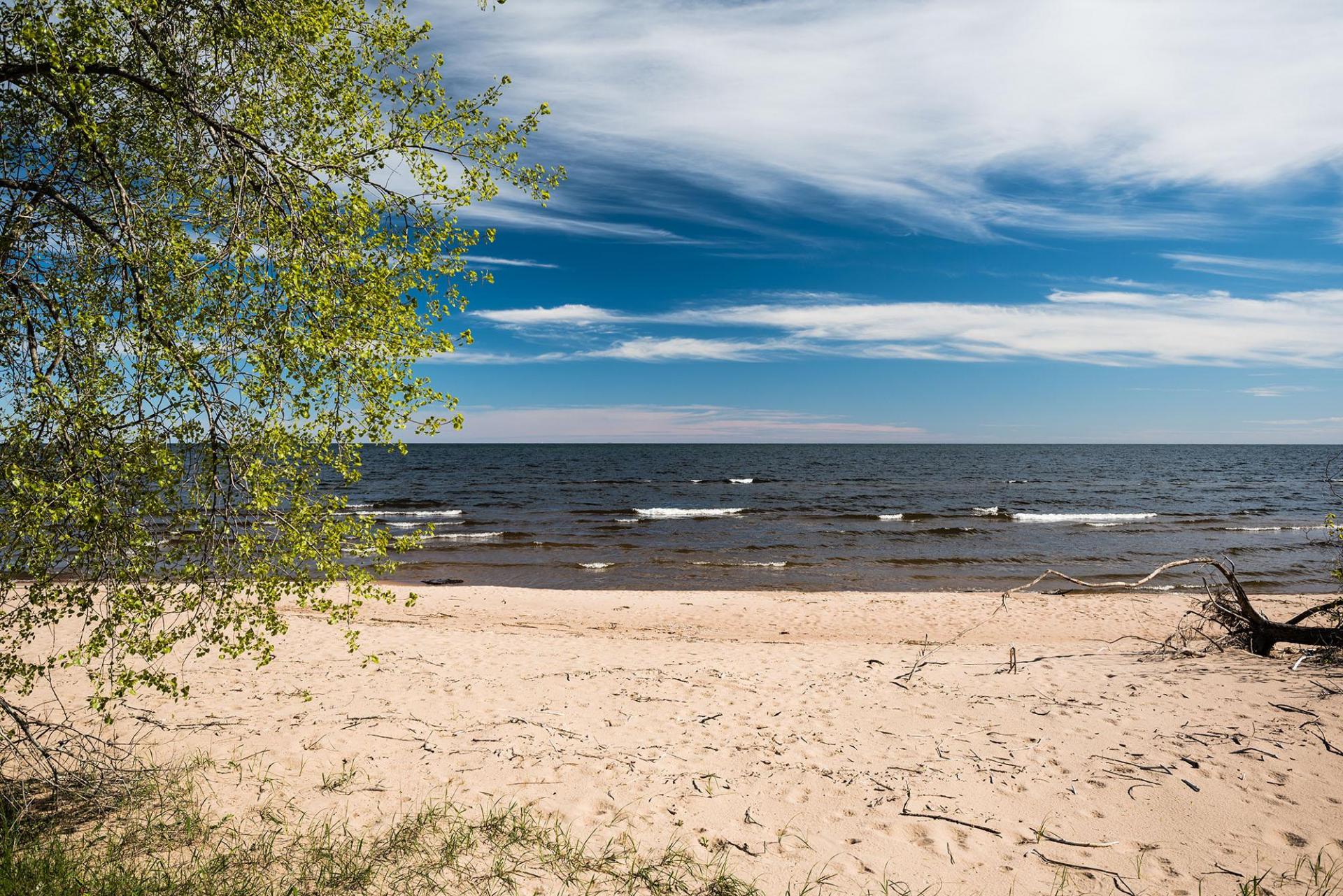 Portage Point Beach in Escanaba