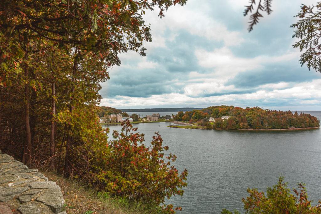 fayette historic townsite in the fall