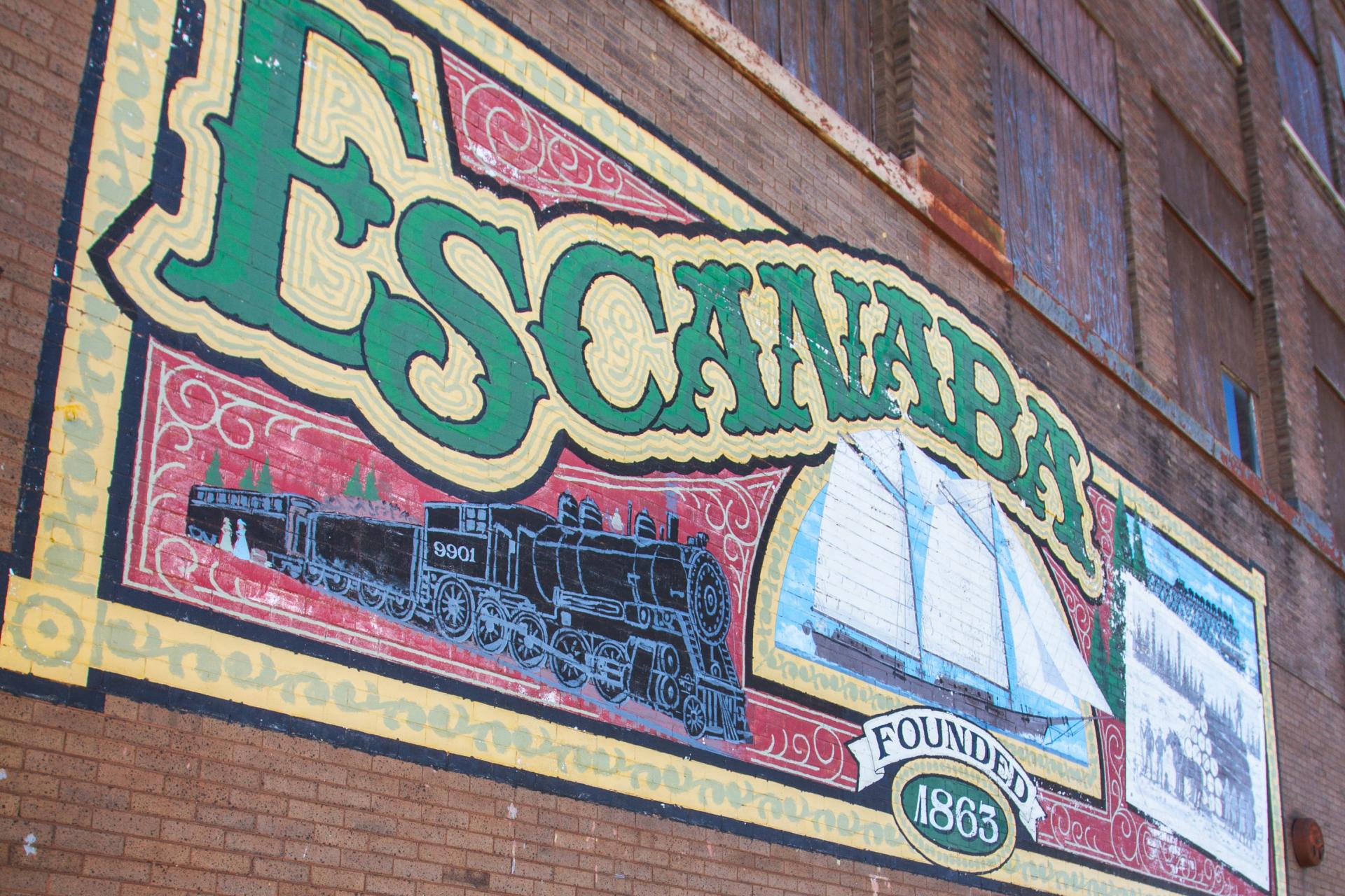 Mural of Escanaba, MI